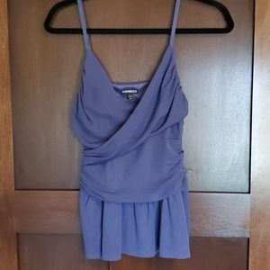 Dark purple spaghetti strap tank